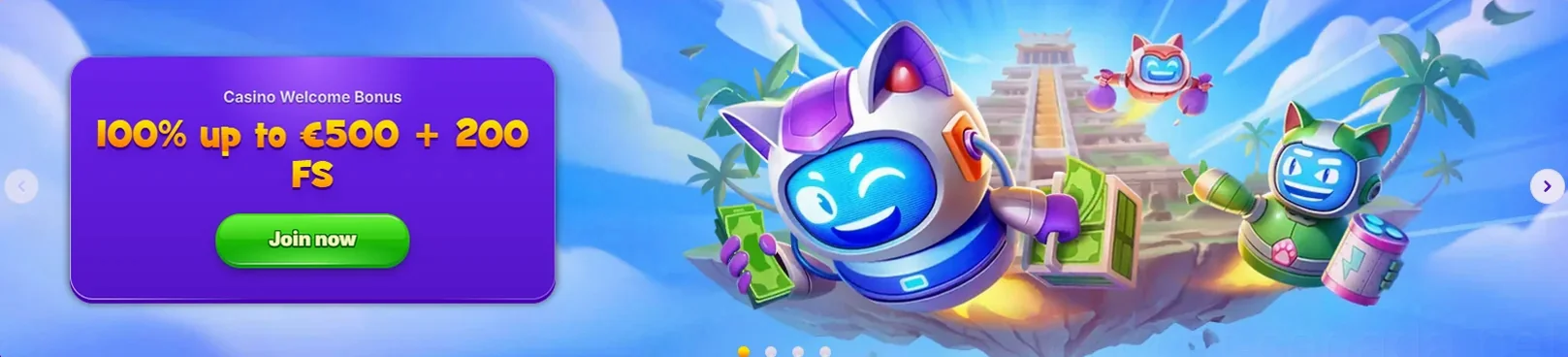 Robocat Casino Welcome
